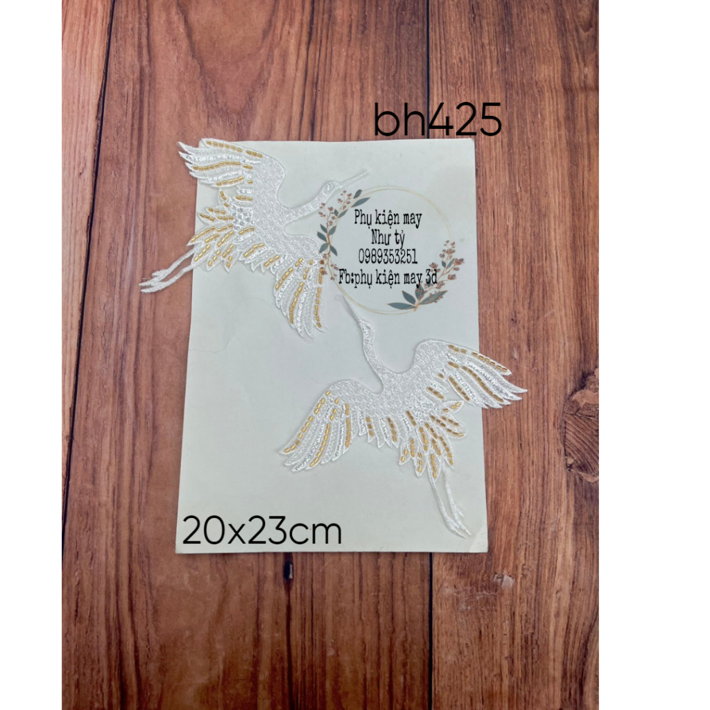 Cặp hạt thêu kết xinh xắn