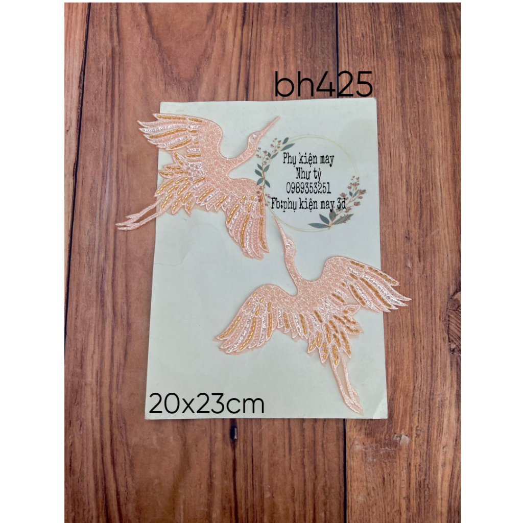 Cặp hạt thêu kết xinh xắn