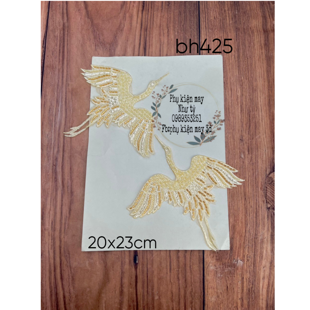 Cặp hạt thêu kết xinh xắn