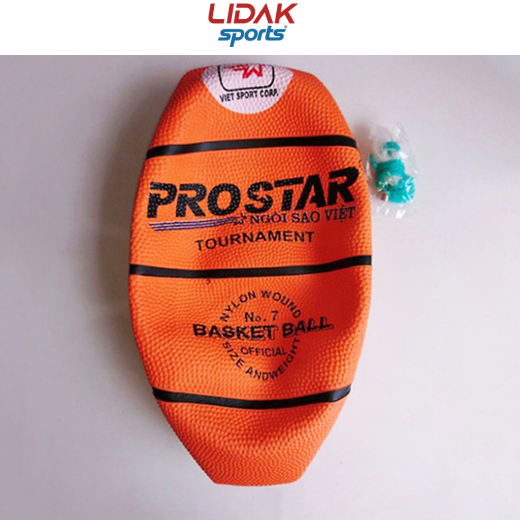 Banh bóng rổ cao su ProStar số 3 số 5 số 7 giá rẻ bảo hành 1 năm chính hãng - LIDAK SPORT