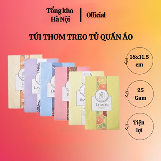 Túi thơm cao cấp treo tủ quần áo - Túi thơm treo xe ô tô loại vỏ màu thơm mát dễ chịu