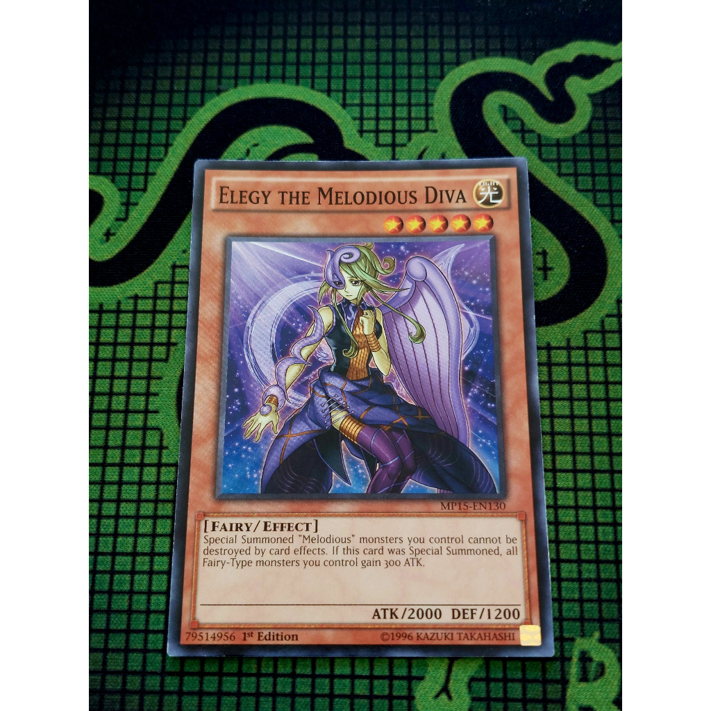 Thẻ Bài Mint90 Yugioh Monster Elegy the Melodious Diva - MP15-EN130 - Common