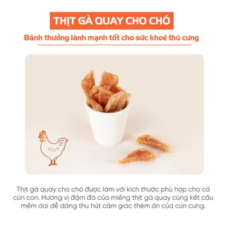 Thịt Gà/ Vịt Quay Cho Chó Natural Core Gói 70gr