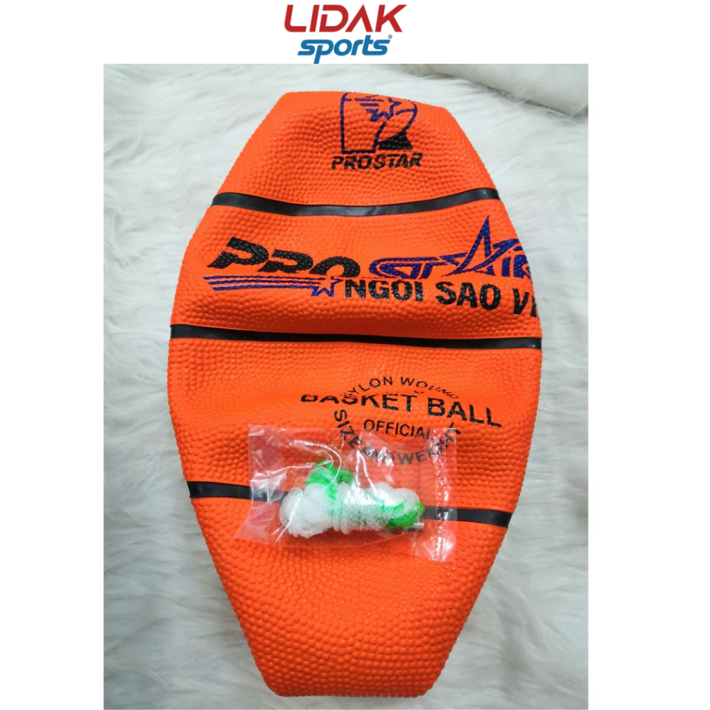 Banh bóng rổ cao su ProStar số 3 số 5 số 7 giá rẻ bảo hành 1 năm chính hãng - LIDAK SPORT