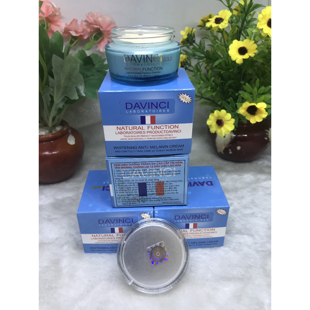Kem DAVINCI dưỡng trắng da, giảm nám, tàn nhang - 30g