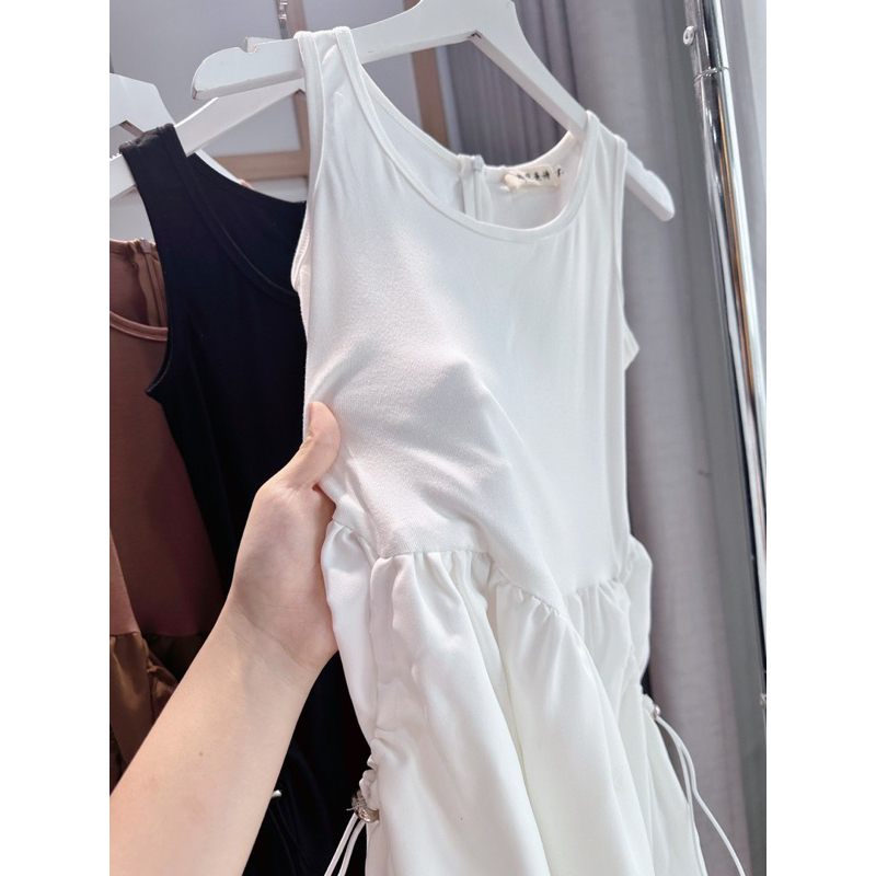 Váy phối dây rút