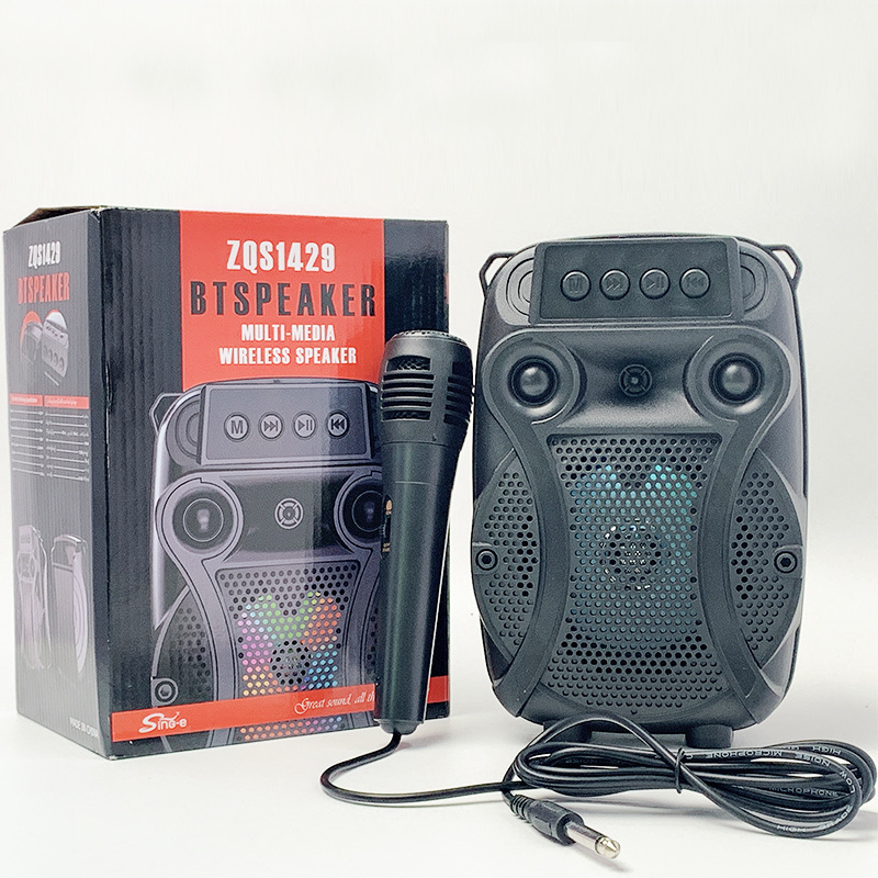 Loa bluetooth karaoke nghe nhạc ZQS1429 / CL90 / SKD106 / SKD107 tặng kèm micro có dây bảo hành 24 tháng