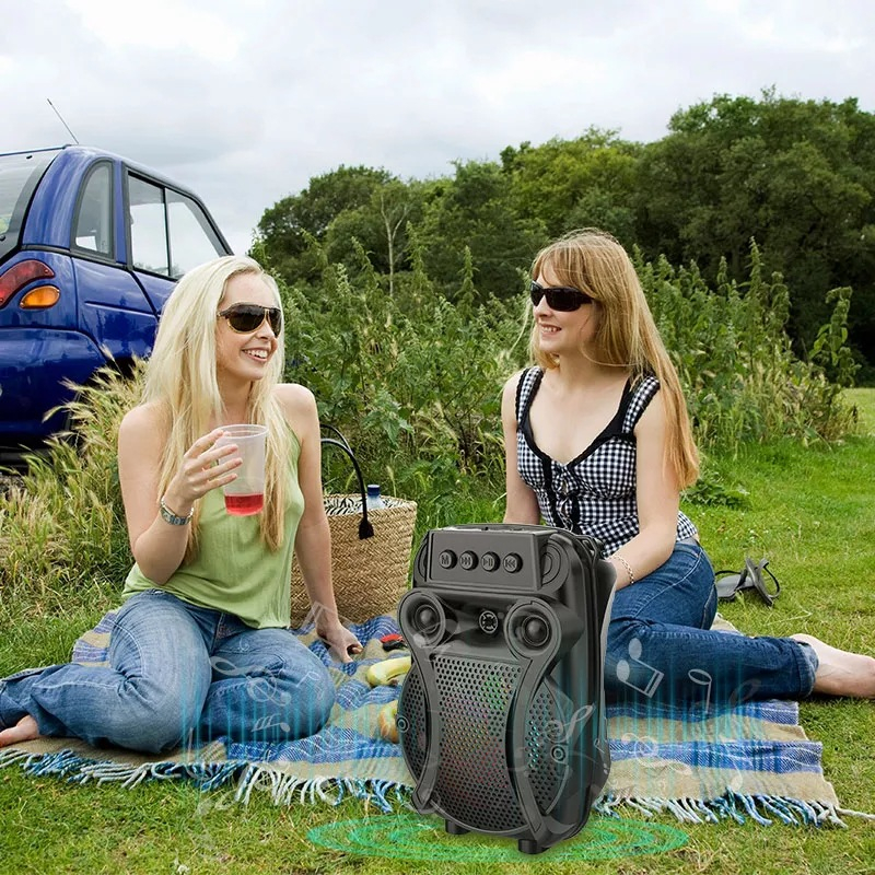 Loa bluetooth karaoke nghe nhạc ZQS1429 / CL90 / SKD106 / SKD107 tặng kèm micro có dây bảo hành 24 tháng