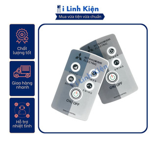 Điều khiển quạt từ xa Mitsubishi remote quạt cây, quạt treo tường tặng kèm pin.