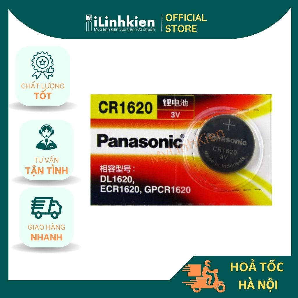 Pin cr2032 cr2025 cr2016 cr1620 panasonic 3V chính hãng chất lượng cao