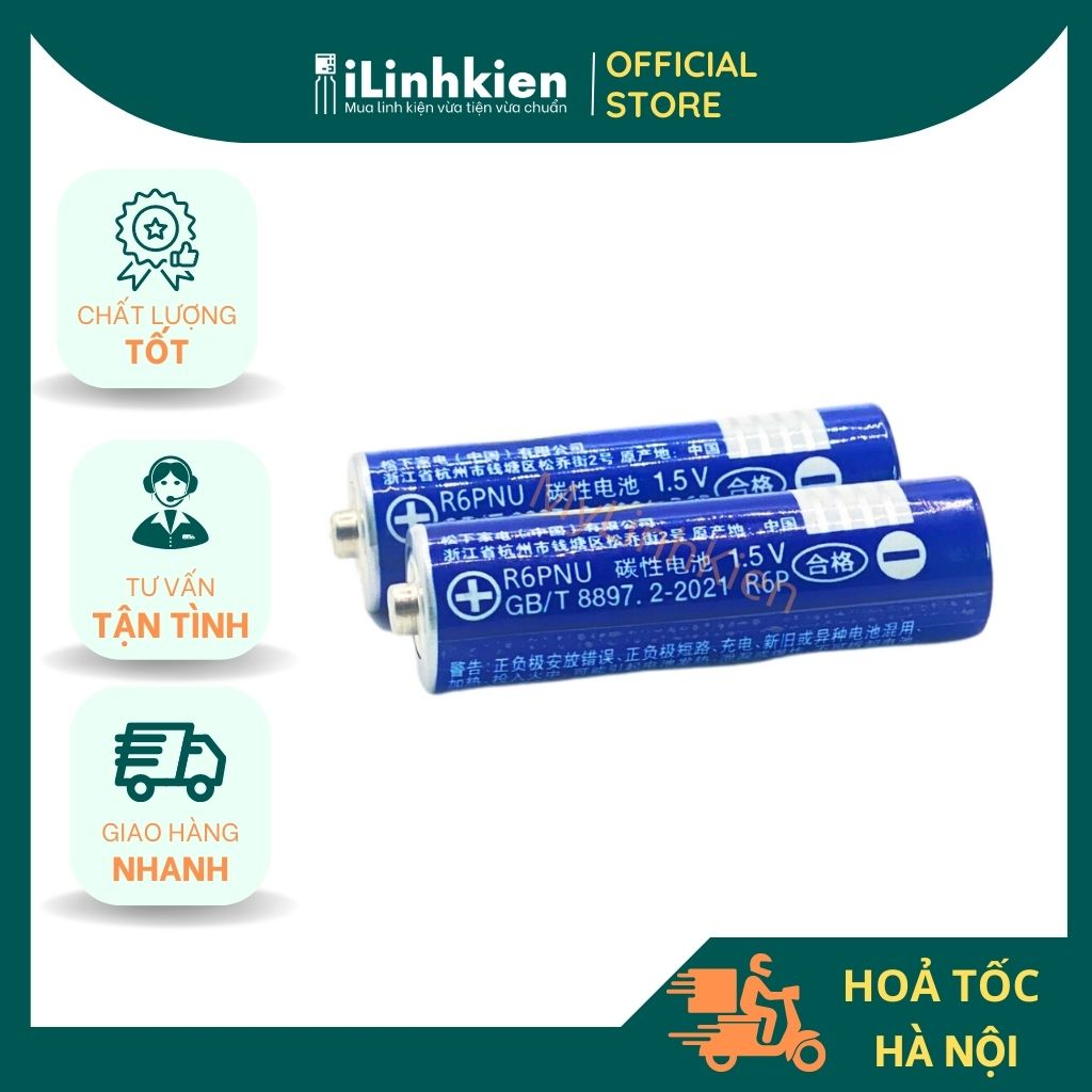 Pin AA Panasonic 1.5V chính hãng vỉ 2 viên