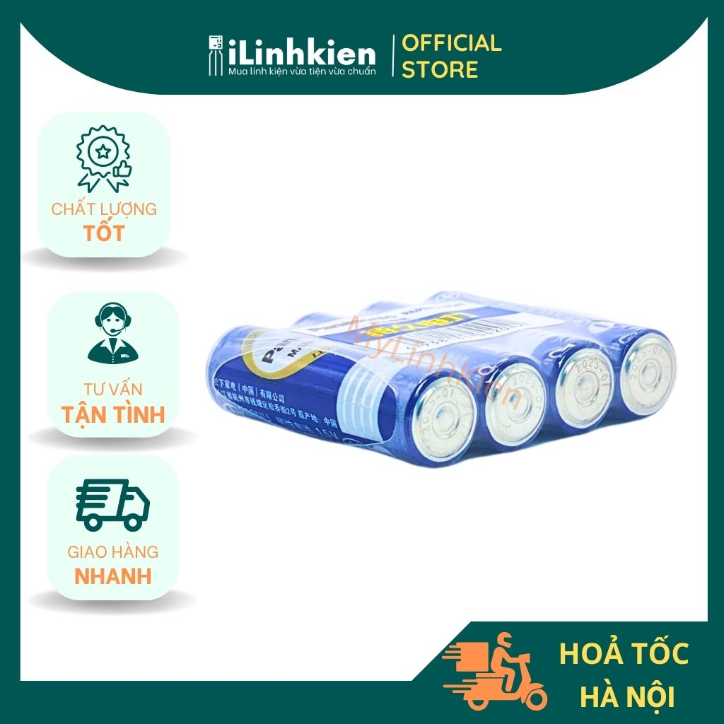 Pin AA Panasonic 1.5V chính hãng vỉ 2 viên