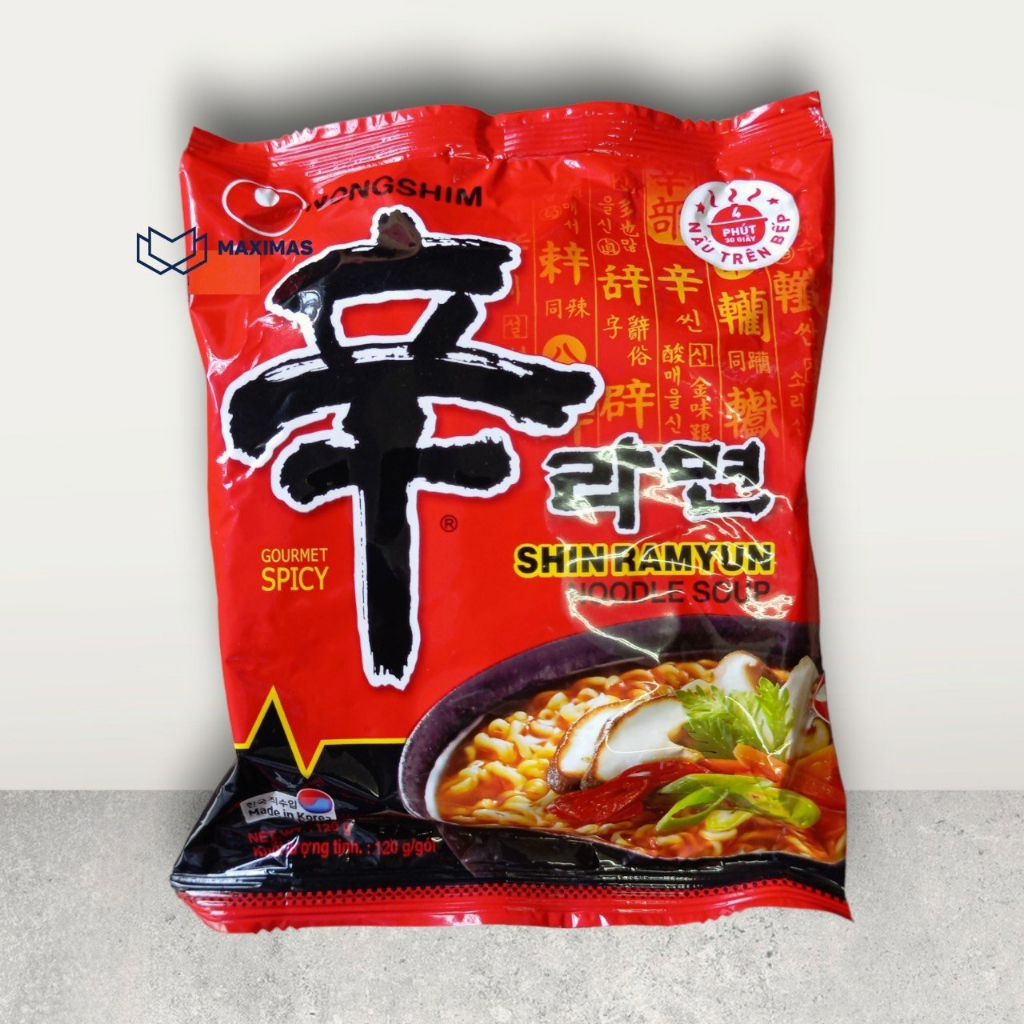 Mì cay Hàn Quốc Shin Ramyun Nongshim Combo 6 gói Shop Amaxi - Mã M02