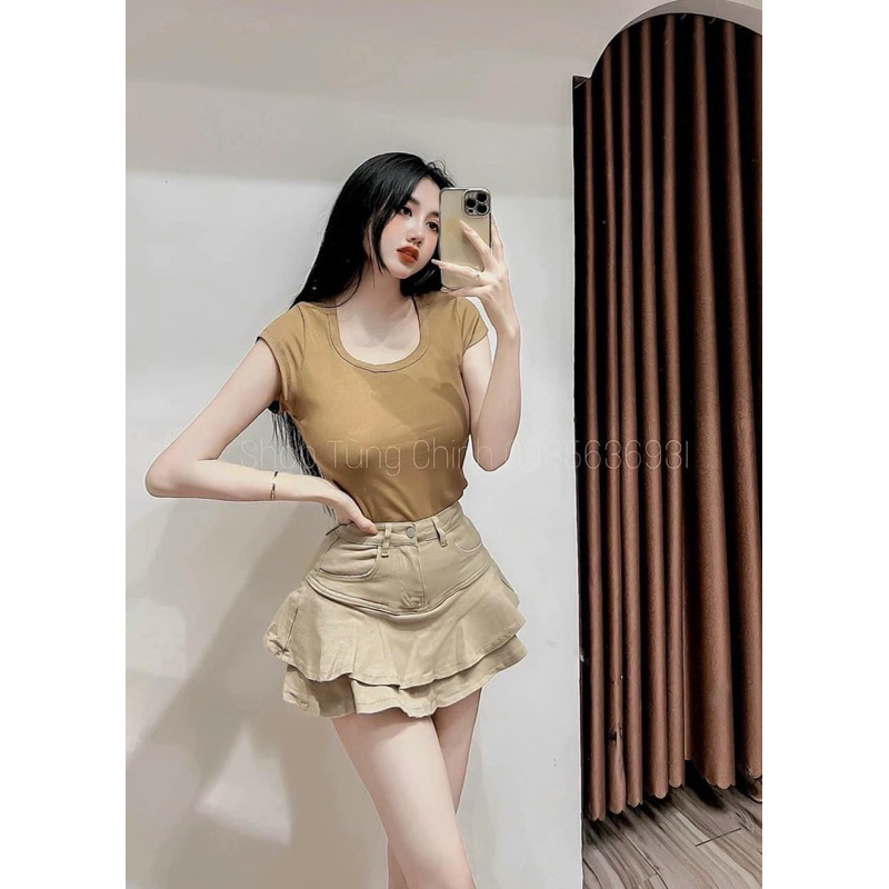 Quần váy kaki bèo bigsize 55-90kg