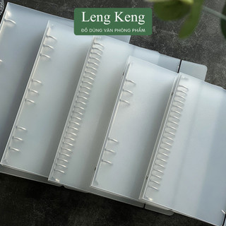 Bìa sổ còng Leng Keng bìa còng A4 B5 A5 binder còng sắt còng làm sổ tay, sổ ghi chép, take notes, bujo