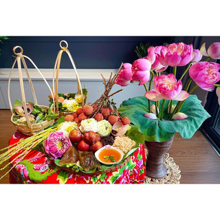 [Phụ kiện trang trí] [Phụ kiện chụp ảnh] Quang gánh tre trang trí