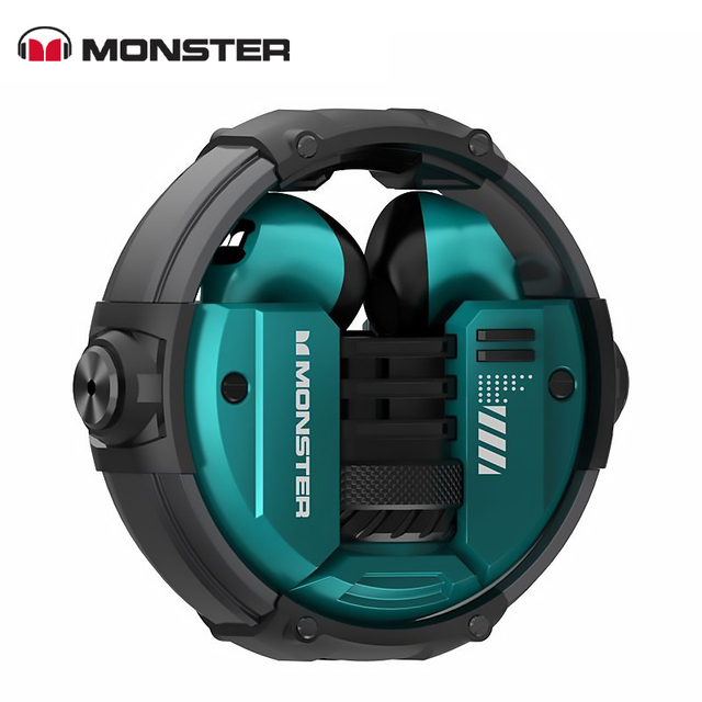 Tai nghe Bluetooth MONSTER XKT10 V5.3. Thiết kế 2023 công thái học, âm thanh vòm, chuẩn chống nước IPX4.