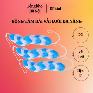 Bông tắm vải lưới mềm mại cao cấp, bông tắm tạo bọt kéo dài nhiều màu giá rẻ