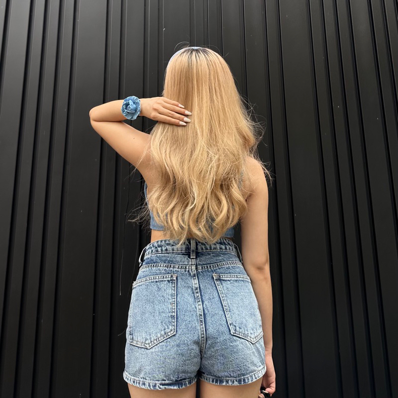 QUẦN VÁY lưng cao dáng chữ A, phong cách đường phố