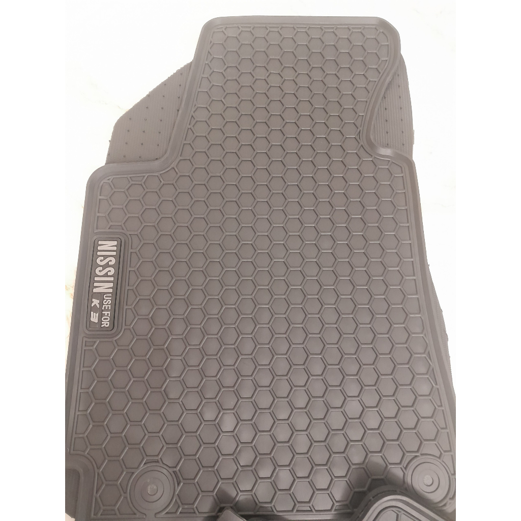 Thảm Sàn, Thảm Lót Sàn Cao Su Nissin Đúc Vân Tổ Ong Chuẩn Form Xe KiA Cerato/K3
