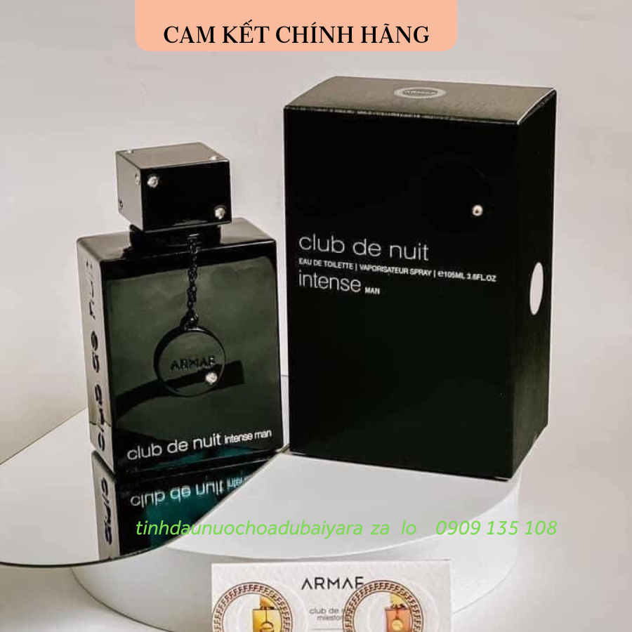 Nước hoa Club De Nuit Intense Man Armaf sang trọng đẳng cấp cuốn hút quý phái EDT 105ml