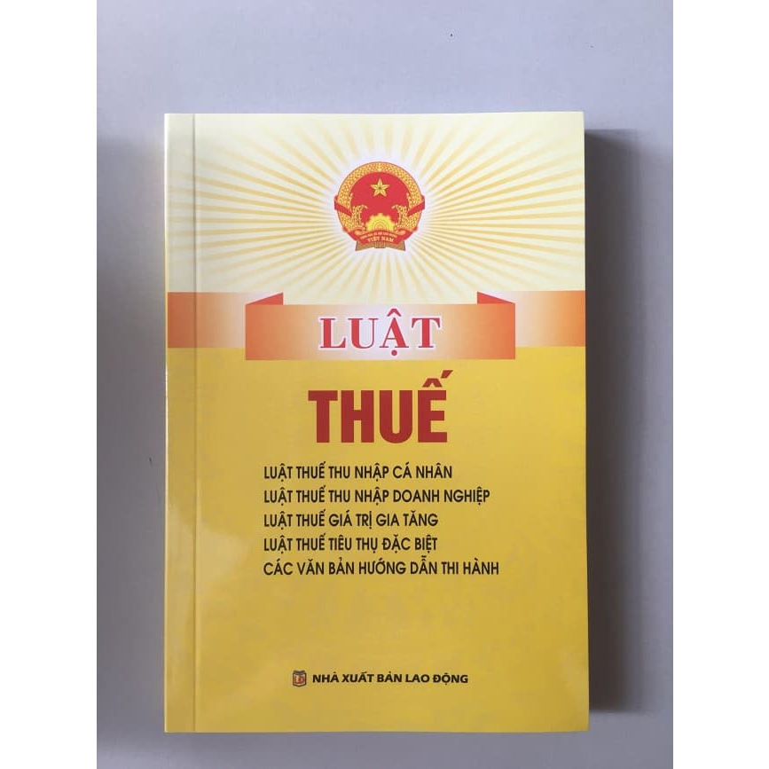 Sách - Luật Về Thuế bìa mềm