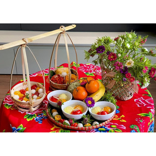 [Phụ kiện trang trí] [Phụ kiện chụp ảnh] Quang gánh tre trang trí