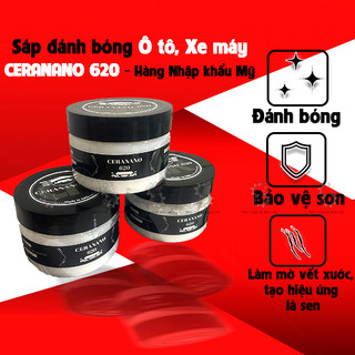  Sáp Đánh Bóng Xe Máy, Ô Tô CERANANO 620 300g Phủ Ceramic Wax Làm Đẹp Bóng Xe - Đánh Sạch Vết Xước Xe