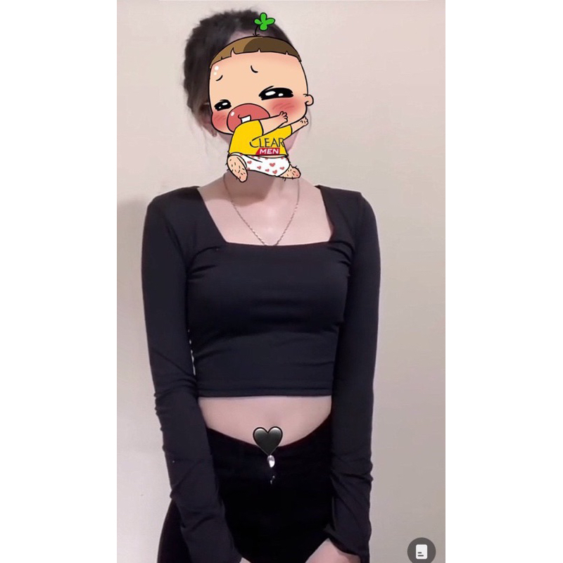 Croptop ảnh thật chủ shop