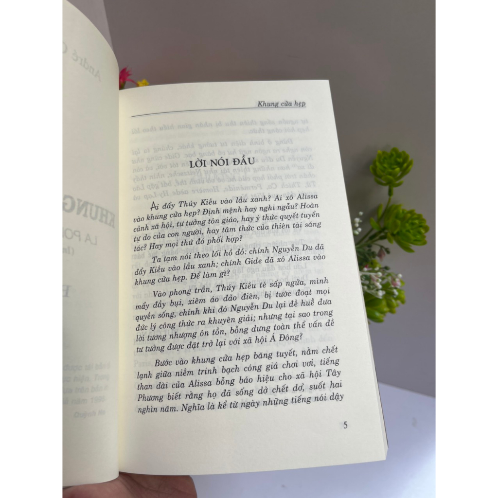 Sách - Khung Cửa Hẹp  - André Gide - Thư quán Hạnh Phúc