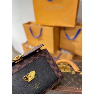 Túi da thật phối ( size 25_ còn trắng)