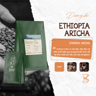 Specialty coffee ethiopia aricha - cà phê sài gòn rang mộc vị đào, dâu tây - túi 200g