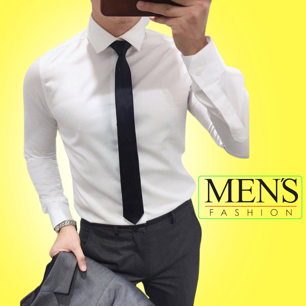 Sơ mi nam dài tay đẹp kiểu dáng nam tính trẻ trẻ trung chất vải chống bám bụi