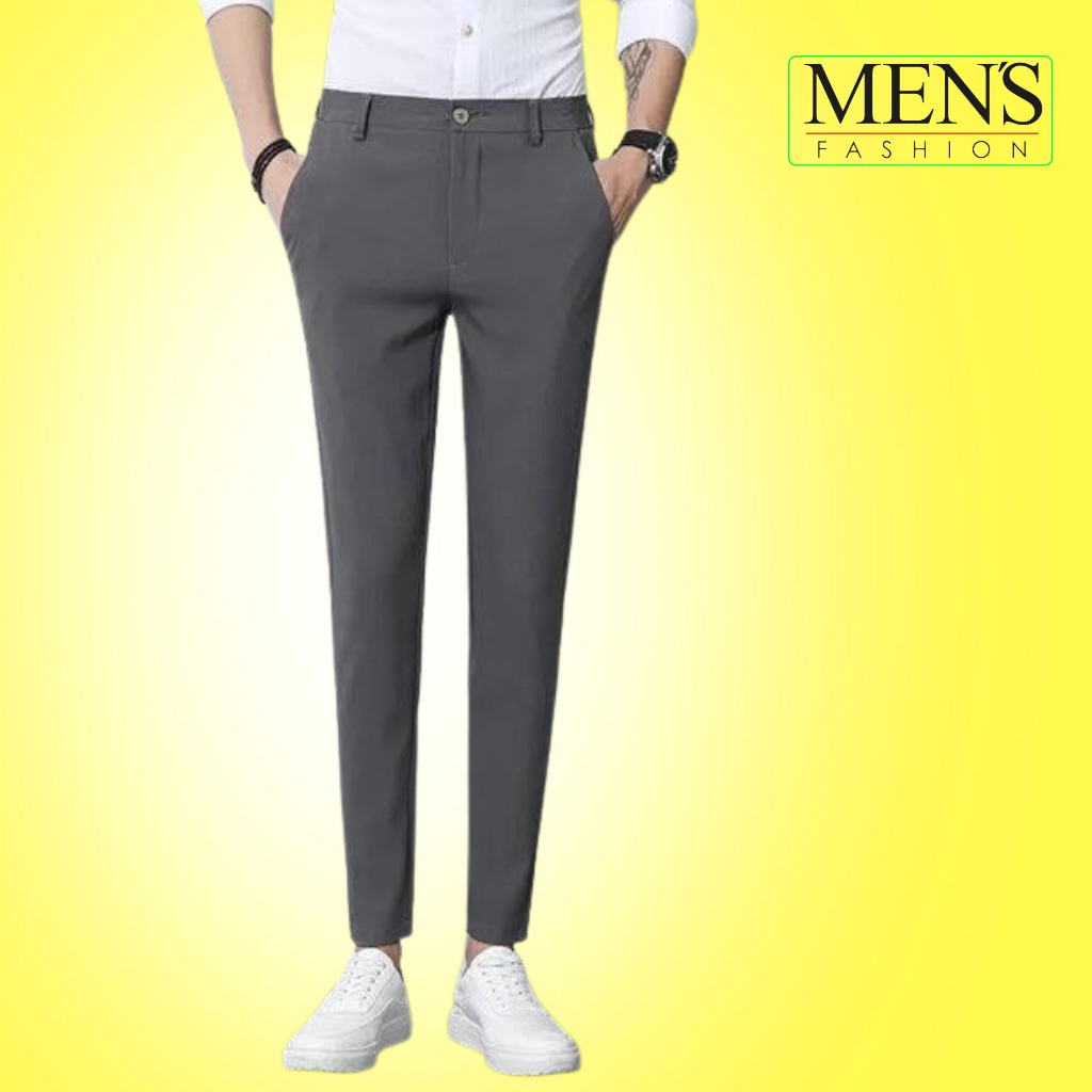 Quần tây nam cao cấp chất vải co giãn nhẹ chống nhăn dáng ôm body trẻ trung