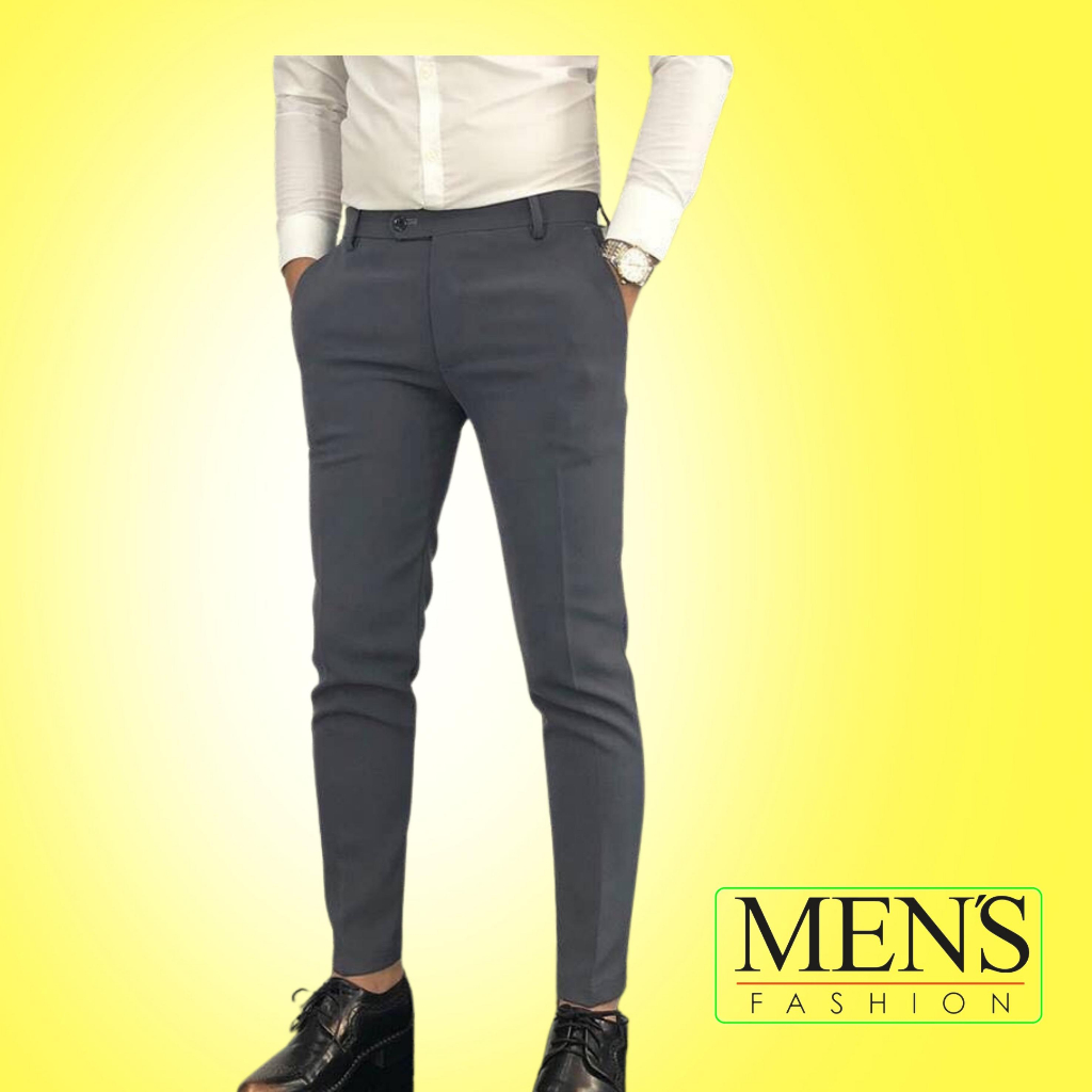 Quần tây nam cao cấp chất vải co giãn nhẹ chống nhăn dáng ôm body trẻ trung