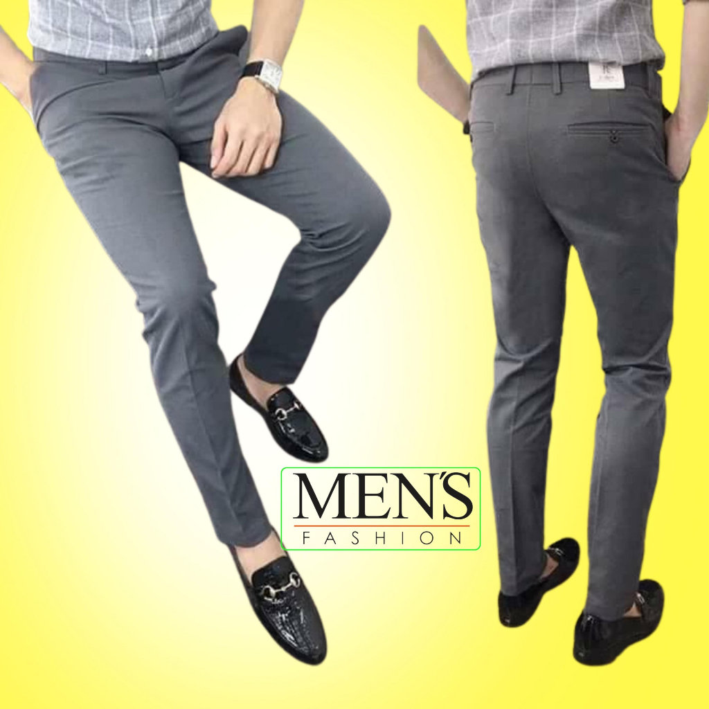 Quần tây nam dáng ôm vải không nhăn hàng cao cấp mới