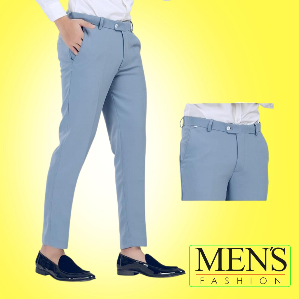 Quần tây nam dáng ôm vải không nhăn hàng cao cấp mới