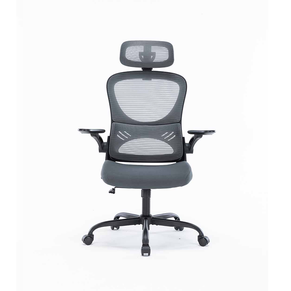 Ghế Công Thái Học Ergonomic WARRIOR Hero series WEC501 - Màu Đen, Xám - Tựa Đầu 3D, Kê Tay 4D - Bảo Hành 12 Tháng