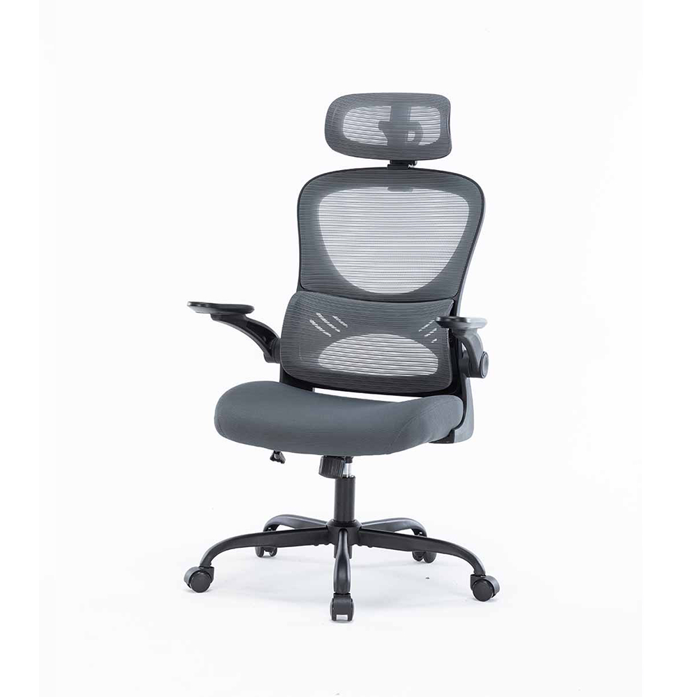 Ghế Công Thái Học Ergonomic WARRIOR Hero series WEC501 - Màu Đen, Xám - Tựa Đầu 3D, Kê Tay 4D - Bảo Hành 12 Tháng