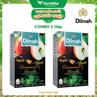 Trà dilmah apple cinnamon & vanilla hương táo quế & vanilla 30g 20 túi x 1.5gr