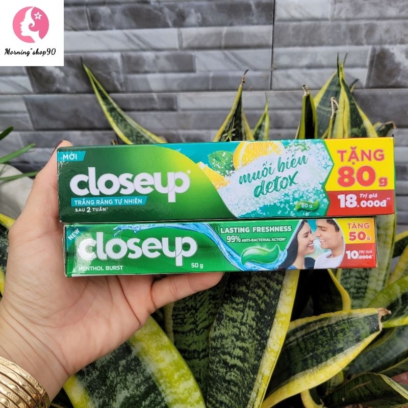 Kem Đánh Răng Closeup Bạc Hà Và Muối Biển