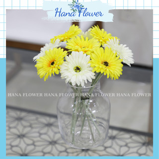 Hoa đồng tiền, hoa giả để bàn, cành hoa đồng tiền lụa trang trí nhà cửa - Hana Flower