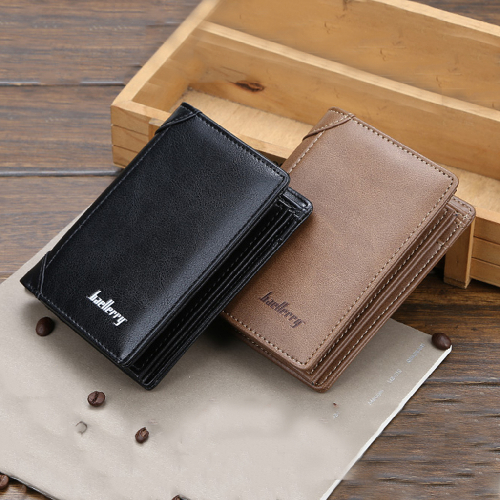Ví nam cao cấp dáng đứng nhiều ngăn Bosumy D1306 tặng hộp lịch lãm