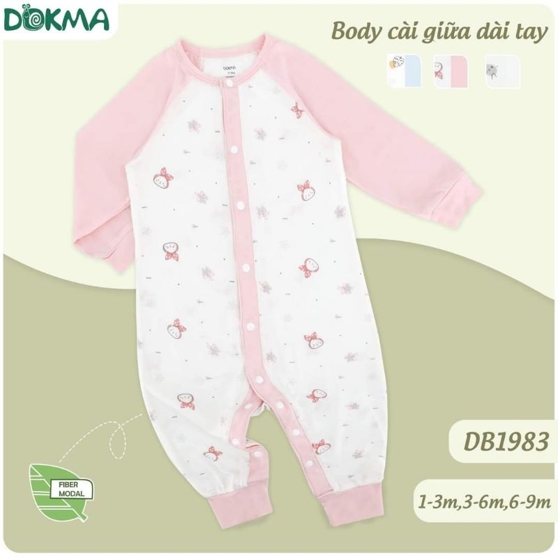 Body dài cài giữa, cài lệch Dokma 1-9M DB1975, DB1983