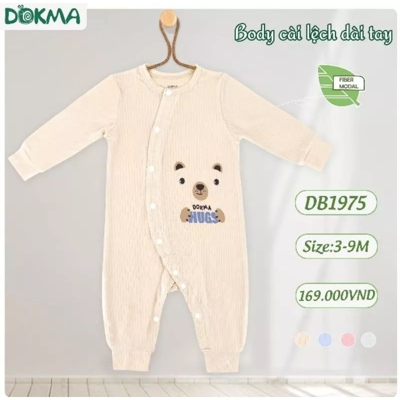 Body dài cài giữa, cài lệch Dokma 1-9M DB1975, DB1983