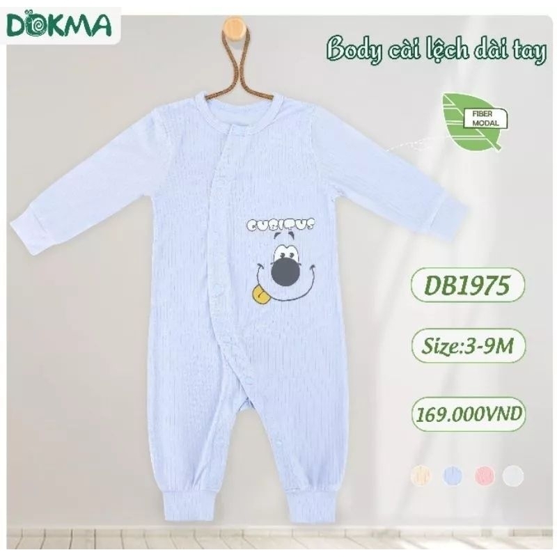 Body dài cài giữa, cài lệch Dokma 1-9M DB1975, DB1983