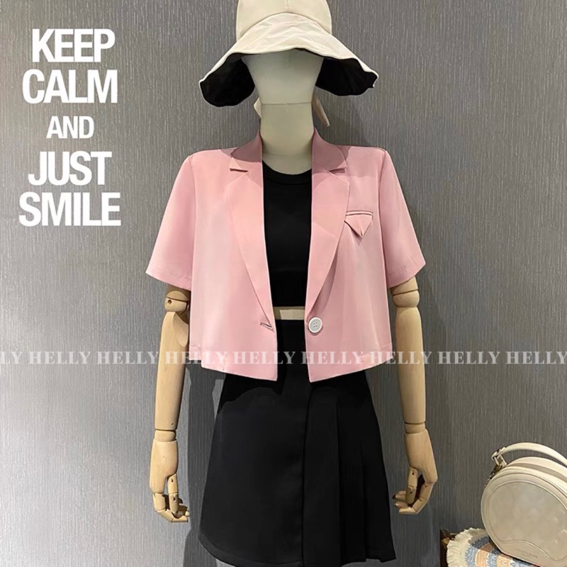 BLAZER LỬNG 1 LỚP HELLY SHOP