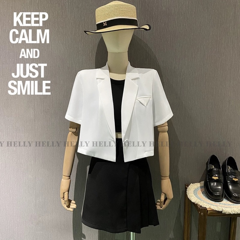 BLAZER LỬNG 1 LỚP HELLY SHOP