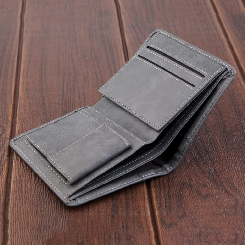 Ví nam cao cấp D001 da PU loại 1 chống nước, không nổ da, bền đẹp kiểu đứng full hộp