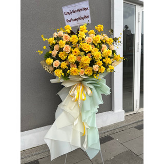 Kệ hoa tươi khai trương